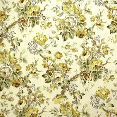 Lee Jofa Garden Roses Lime/Leaf Fabric