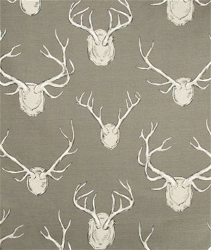Lee Jofa Antlers Grey Fabric