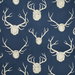 Lee Jofa Antlers Navy Fabric