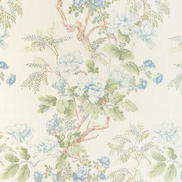 Lee Jofa Chinese Peony Blue Fabric