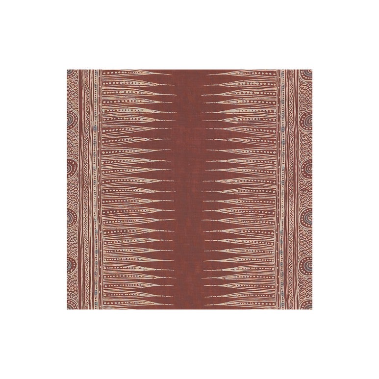 Lee Jofa Indian Zag Paprika Fabric