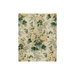 Lee Jofa Hollyhock Hand Block Linen Lemon/Aqua Fabric