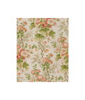 Lee Jofa Hollyhock Hand Block Linen Coral/Apple Fabric