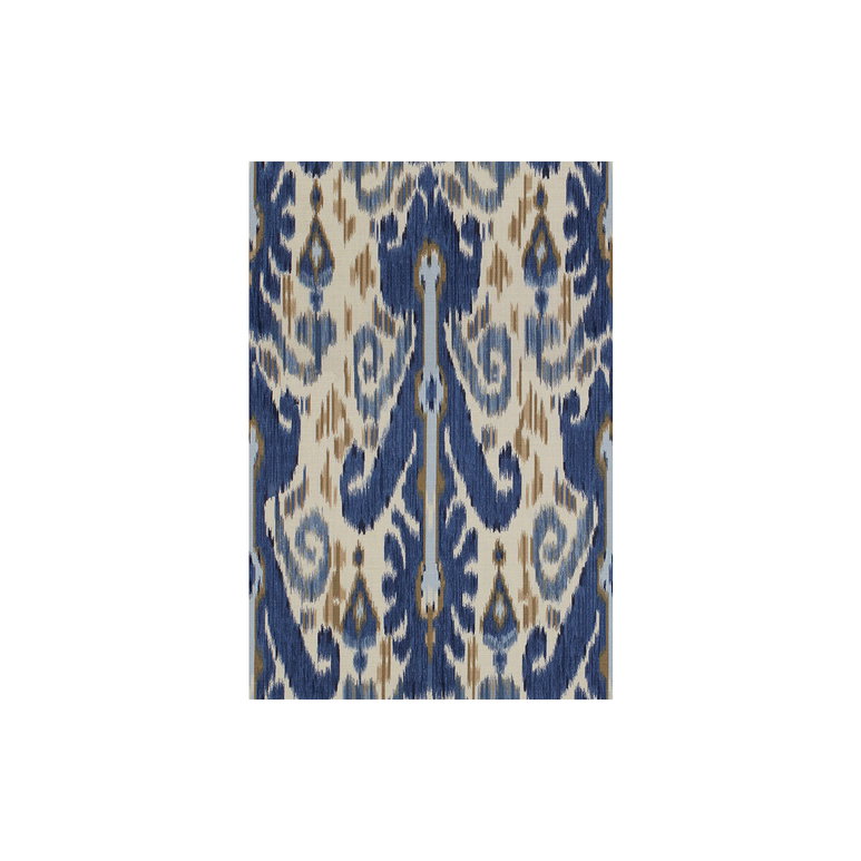 Lee Jofa Pardah Print Indigo Fabric