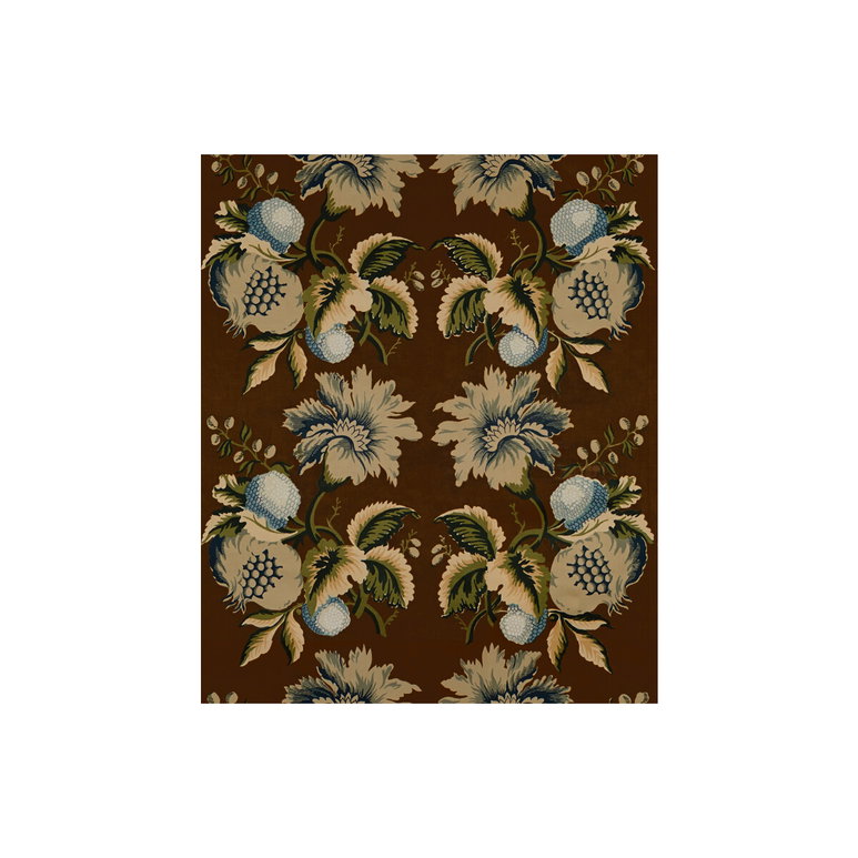 Lee Jofa Jessup Sepia/Indigo Fabric