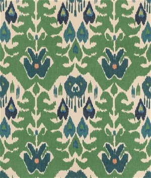 Lee Jofa Marco Polo Green/Navy Fabric