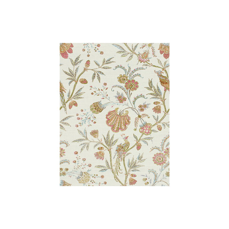 Lee Jofa Seafield Pink/Aqua Fabric