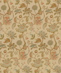 Lee Jofa Tidewater Block Clay/Teal Fabric