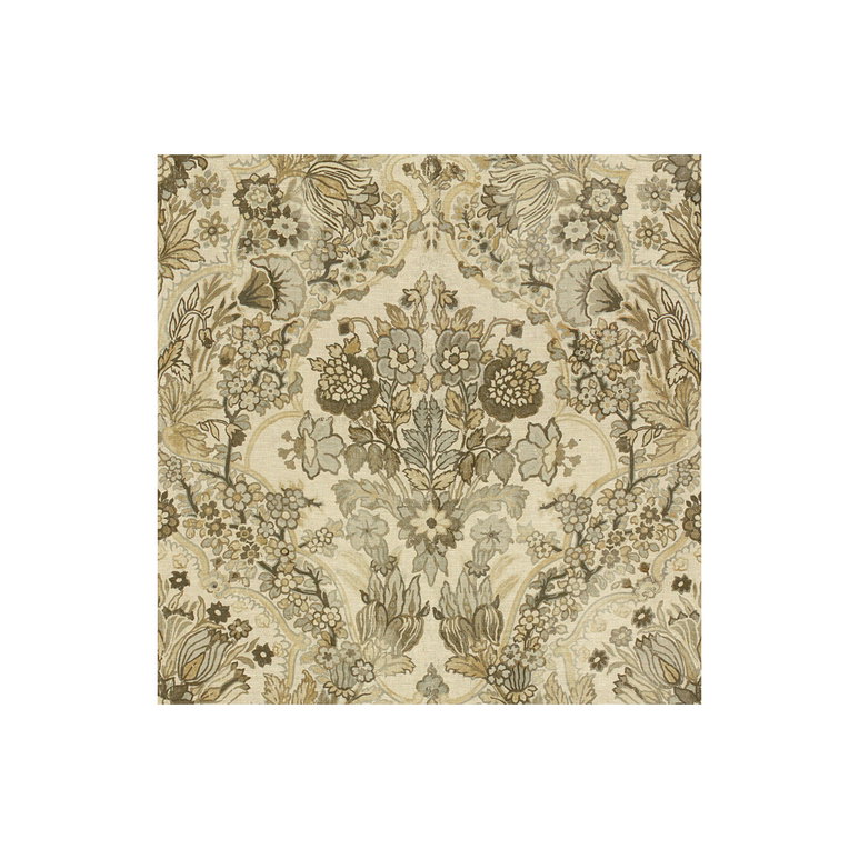 Lee Jofa Tetbury Grey/Bisque Fabric
