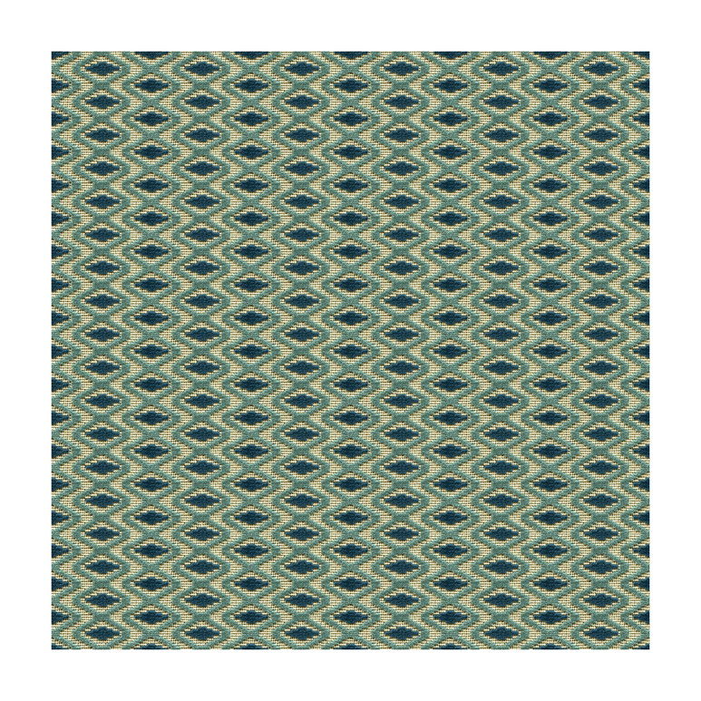 Lee Jofa Otto Trellis Lagoon/Teal Fabric