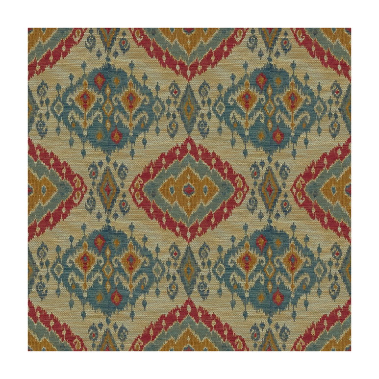 Lee Jofa Bosham Lake/Red Fabric
