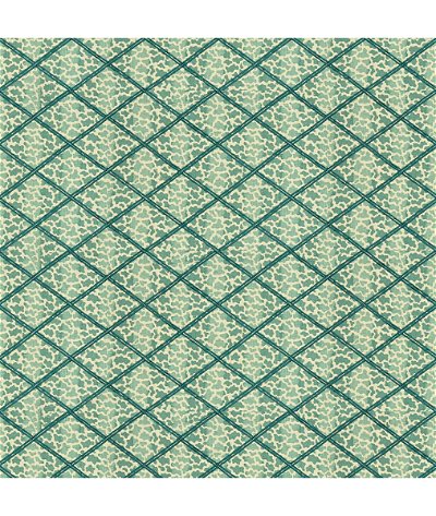 Lee Jofa Jag Trellis Turquoise Fabric
