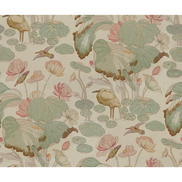 Lee Jofa Nympheus Twill Shell/Jade Fabric