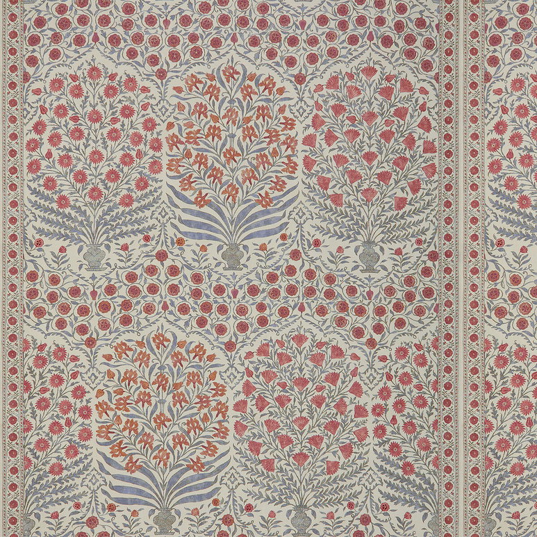 Lee Jofa Sameera Red/Blue Fabric