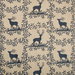 Lee Jofa Caribou Embroidery Navy Fabric