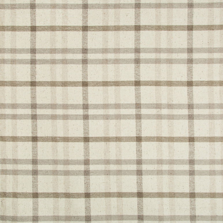 Lee Jofa Fannin Plaid Stone/Mink Fabric