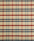 Lee Jofa Fannin Plaid Ruby/Navy Fabric