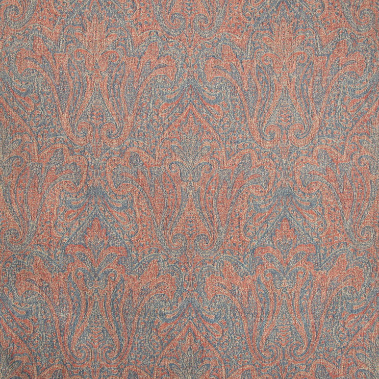 Lee Jofa Toccoa Paisley Ruby/Blue Fabric