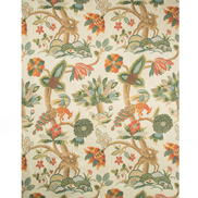 Lee Jofa Leyland Print Berry/Forest Fabric