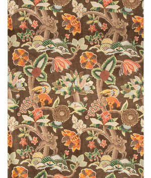 Lee Jofa Leyland Print Tobacco Fabric