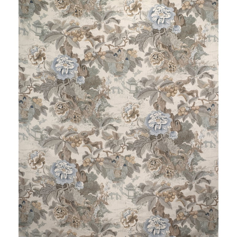 Lee Jofa Chinese Lantern II Pebble Fabric