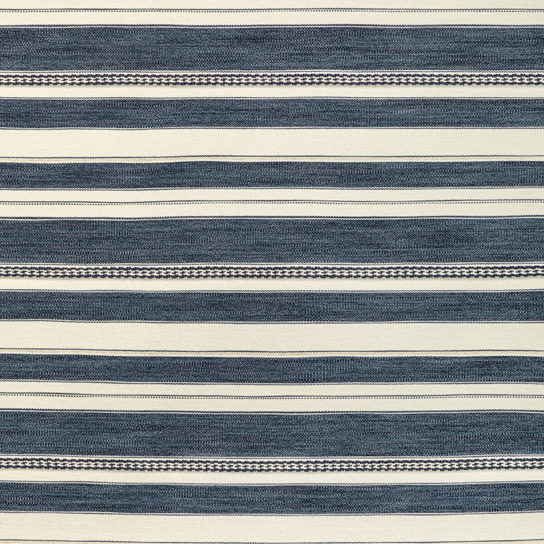 Lee Jofa Entoto Stripe Marine/Ivory Fabric