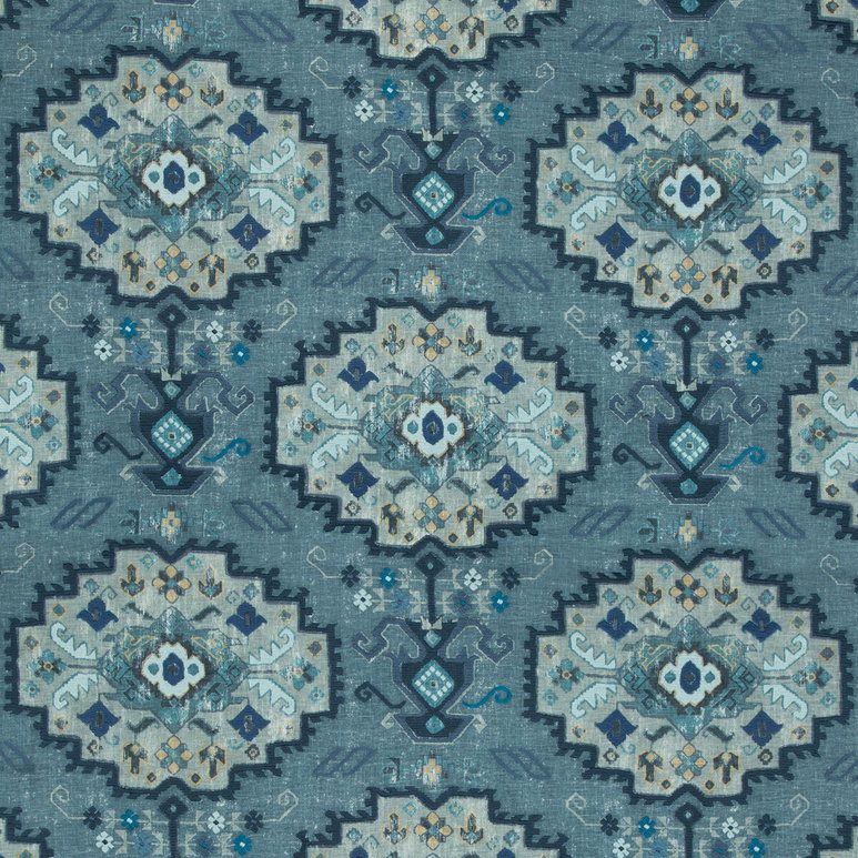 Lee Jofa Turkana Marine/Sky Fabric