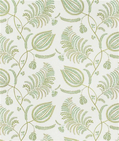 Lee Jofa Palmero Embroidery Ivory/Leaf Fabric