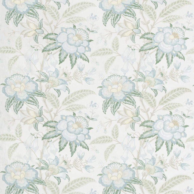 Lee Jofa Davenport Print Sea Mist Fabric