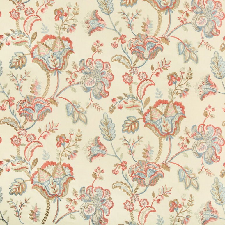 Lee Jofa Bradford Embroidery Petal/Capri Fabric