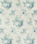 Lee Jofa Adelyn Hand Block Blue Fabric