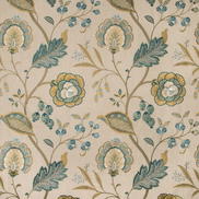 Lee Jofa Aston Embroidery Teal Fabric