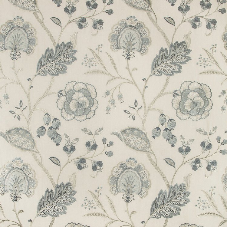 Lee Jofa Aston Embroidery Frost Fabric