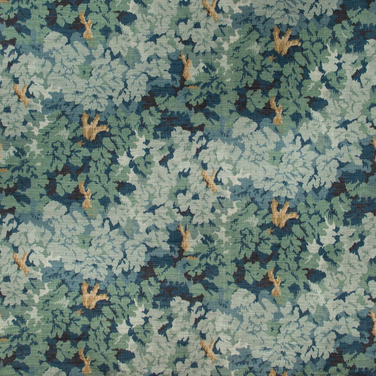 Lee Jofa Arley Print Lagoon Fabric