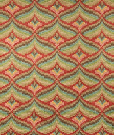 Lee Jofa Giles Embroidery Berry Fabric