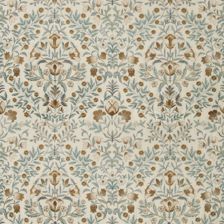 Lee Jofa Luxford Embroidery Mist Fabric
