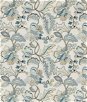 Lee Jofa Orford Embroidery Blue/Gold Fabric