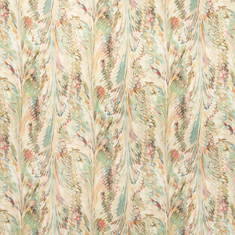 Lee Jofa Taplow Print Juniper/Petal Fabric