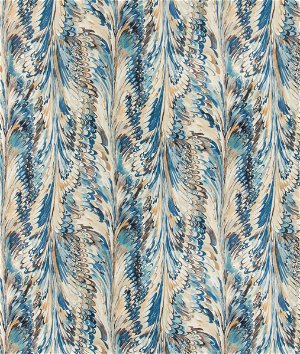Lee Jofa Taplow Print Navy/Slate Fabric