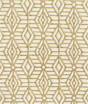 Lee Jofa Bamboo Cane Beige/White Fabric