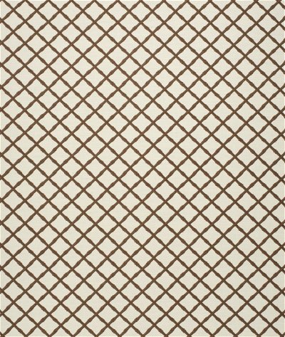 Lee Jofa Bamboo Trellis Brown Fabric