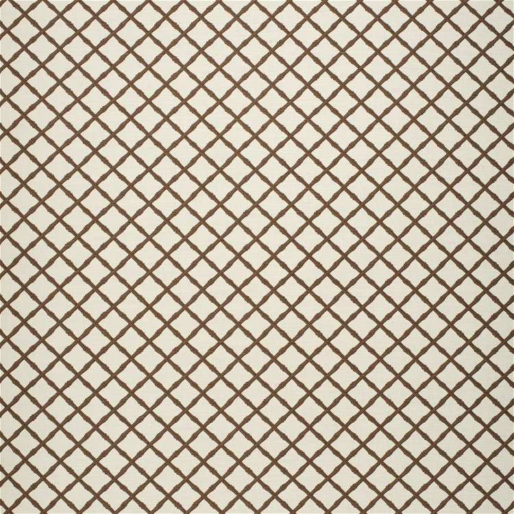 Lee Jofa Bamboo Trellis Brown Fabric