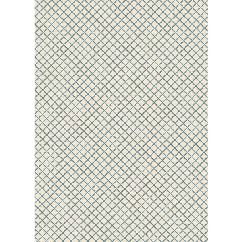 Lee Jofa Bamboo Trellis Blue Fabric
