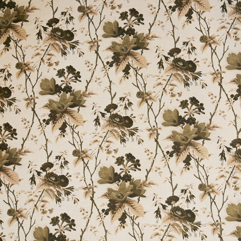 Lee Jofa De La Tour Green/Taupe Fabric