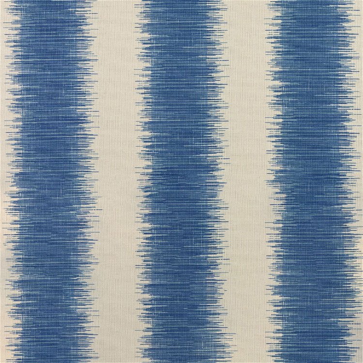 Lee Jofa Hampton Stripe Blue/Ecru Fabric