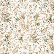 Lee Jofa Paisley Passion Brown/Green Fabric