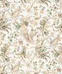 Lee Jofa Paisley Passion Brown/Green Fabric