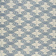 Lee Jofa Via Krupp Blue/Ecru Fabric