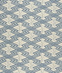 Lee Jofa Via Krupp Blue/Ecru Fabric
