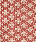 Lee Jofa Via Krupp Red/Ecru Fabric